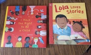 Lot of 2 Children's Illustrated Story Books
